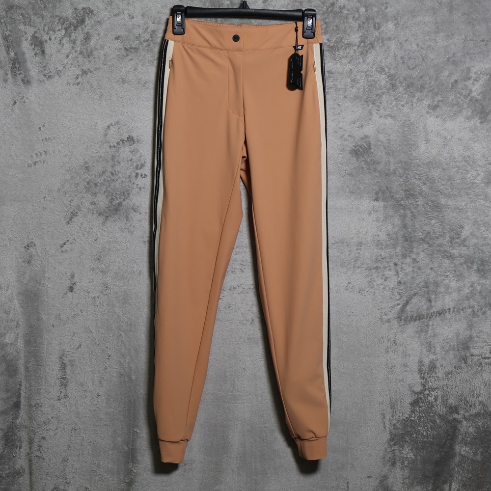 PXG Joggers Womens XXS Stone Fruit Peach Knitted Side Stripe Stretch Golf Pants